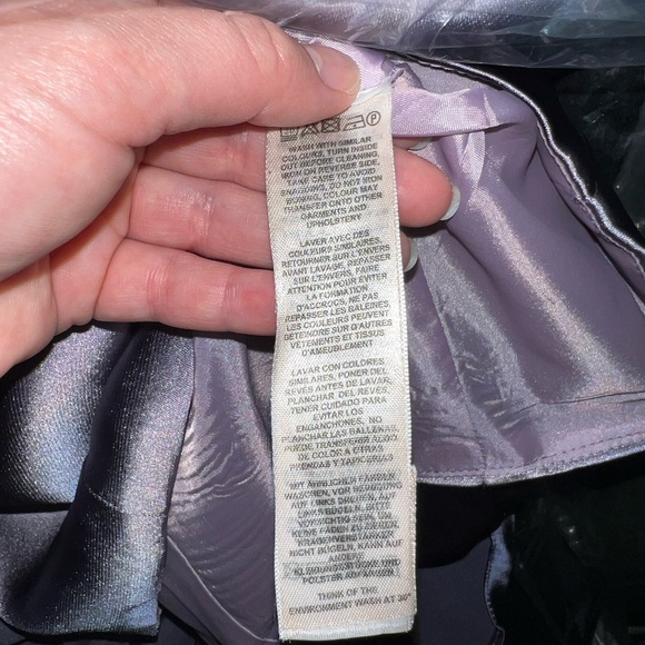 ASOS - 10 - NWOT Lavender Asymmetrical Mini Dress - Picture 8 of 8